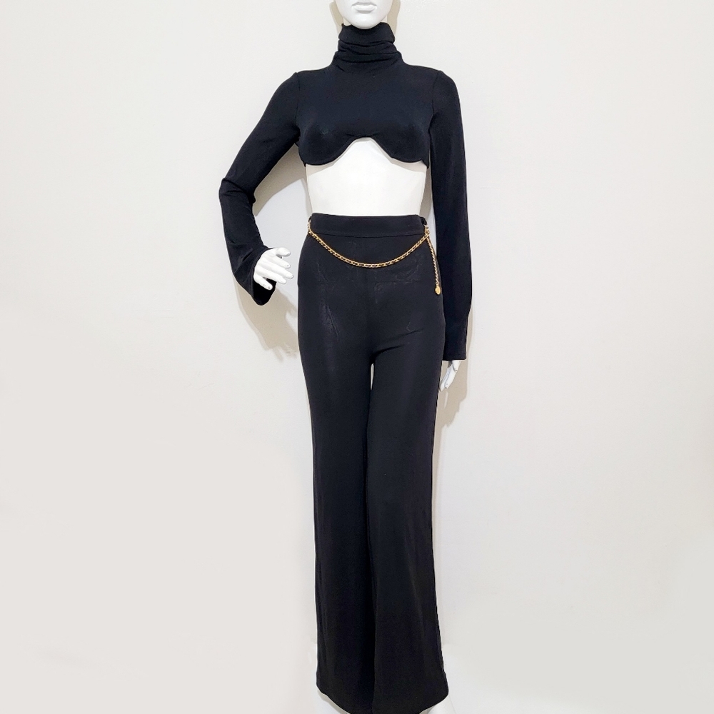 Rare Chanel Spring 1997 Chain Pants sz 38/XS